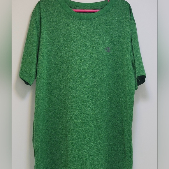 Boys Under Armour Short sleeve tee Large Green Athletic 100% Polyester - Picture 2 of 7
